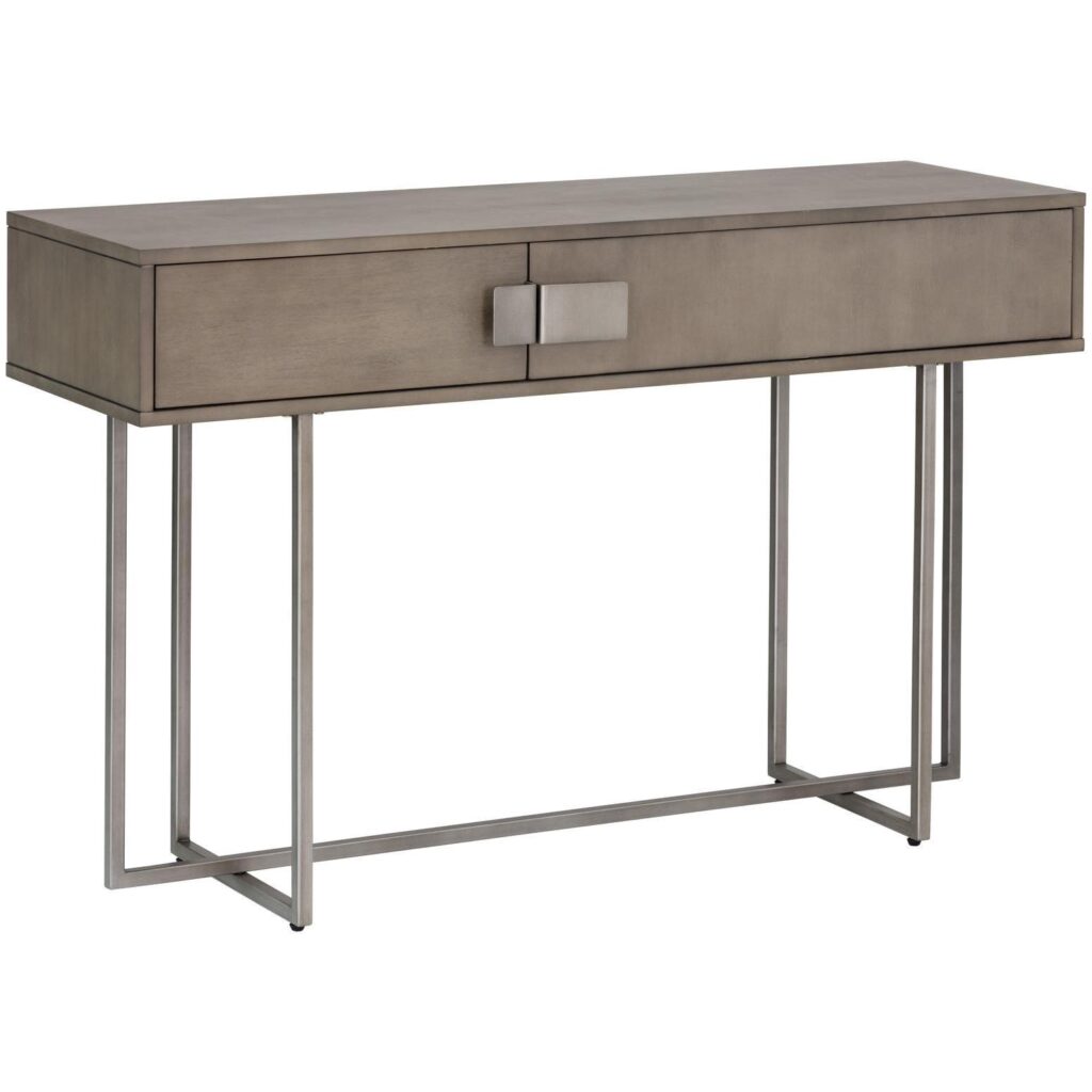 Jade Console Table - Antique Silver - Ash Grey - Image 2