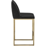 Nevin Counter Stool - Shadow Grey 6 Nevin Counter Stool - Shadow Grey 104648 104648 NEVIN COUNTER STOOL ANTIQUE BRASS SHADOW GREY 2