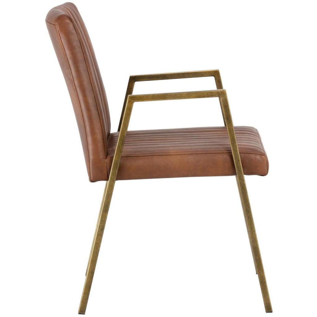 Homer Dining Armchair - Bravo Cognac - Image 2