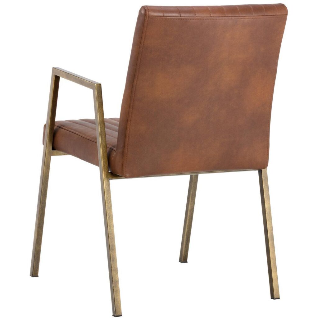 Homer Dining Armchair - Bravo Cognac - Image 3