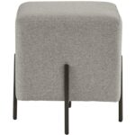 Heston Ottoman - Black - Dorset Platinum 6 Heston Ottoman - Black - Dorset Platinum 104718 104718 HESTON OTTOMAN DORSET PLATINUM 1