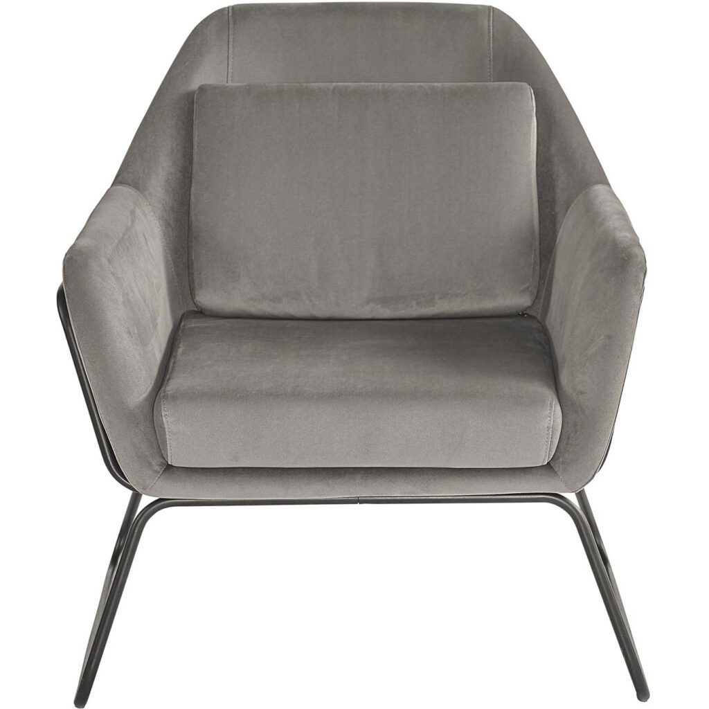 Watts Lounge Chair - Black - Antonio Charcoal - Image 2