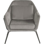 Watts Lounge Chair - Black - Antonio Charcoal 7 Watts Lounge Chair - Black - Antonio Charcoal 104728 104728 WATTS ARMCHAIR ANTONIO CHARCOAL 1