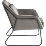 Watts Lounge Chair - Black - Antonio Charcoal 8 Watts Lounge Chair - Black - Antonio Charcoal 104728 104728 WATTS ARMCHAIR ANTONIO CHARCOAL 2