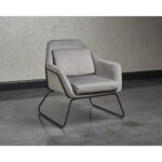 Watts Lounge Chair - Black - Antonio Charcoal 9 Watts Lounge Chair - Black - Antonio Charcoal 104728 104728 WATTS ARMCHAIR ANTONIO CHARCOAL 5