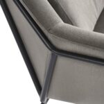 Watts Lounge Chair - Black - Antonio Charcoal 11 Watts Lounge Chair - Black - Antonio Charcoal 104728 104728 WATTS ARMCHAIR ANTONIO CHARCOAL 7