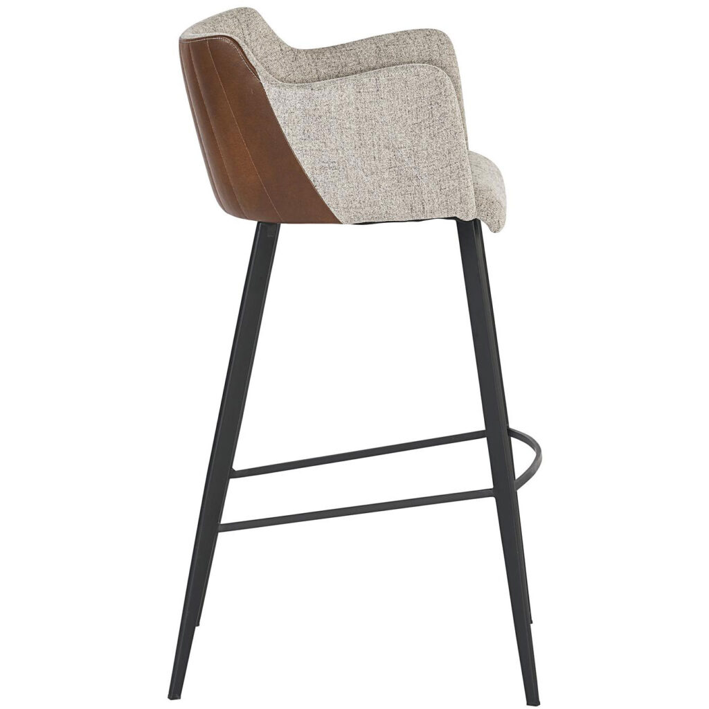 Griffin Barstool - November Grey / Bravo Cognac - Image 2