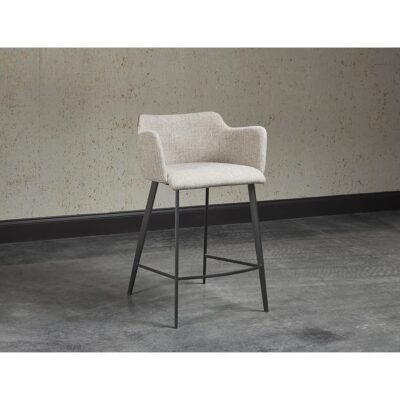 Griffin Counter Stool - November Grey / Bravo Cognac 104740 104740 GRIFFIN COUNTER STOOL BRAVO COGNAC NOVEMBER GREY 5