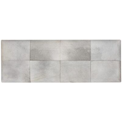 Pilar Bench - Grey 104803 104803 PILAR BENCH BLACK GREY COWHIDE 2