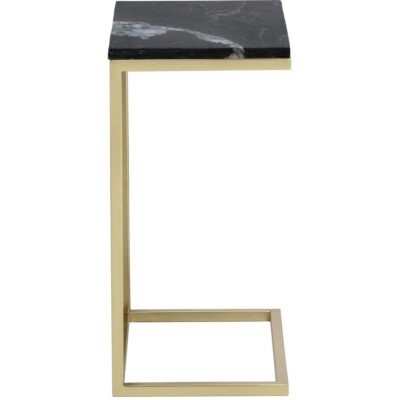 Amell End Table - Black 104805 104805 AMELL END TABLE ANTIQUE BRASS BLACK MARBLE 2