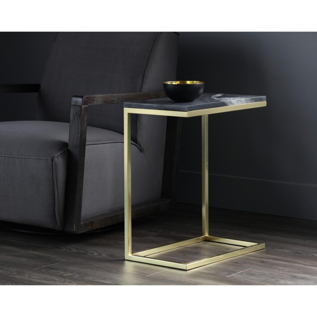 Amell End Table - Black - Image 5