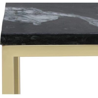 Amell End Table - Black 104805 104805 AMELL END TABLE ANTIQUE BRASS BLACK MARBLE 6