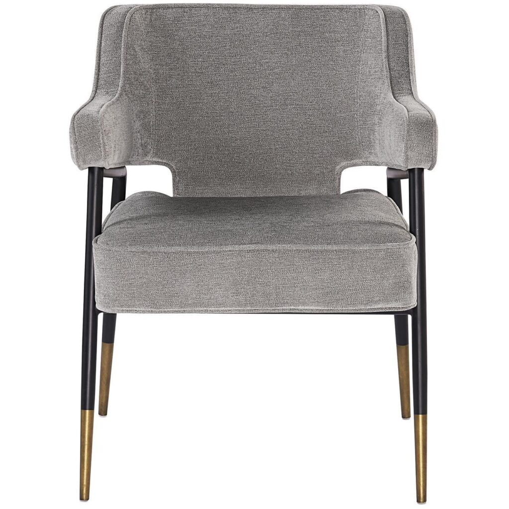 Derome Dining Armchair - Polo Club Stone - Image 2