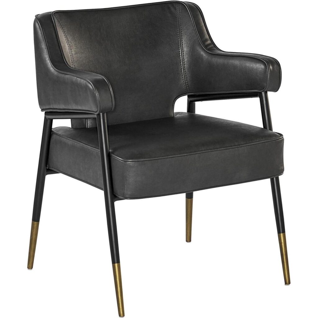 Derome Dining Armchair - Bravo Portabella