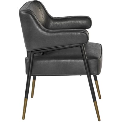 Derome Dining Armchair - Bravo Portabella 104846 104846 DEROME ARMCHAIR BRAVO PORTABELLA 2