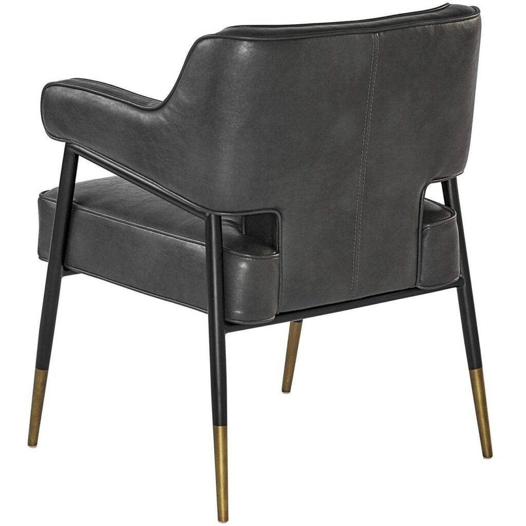 Derome Dining Armchair - Bravo Portabella - Image 4