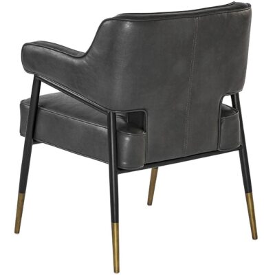 Derome Dining Armchair - Bravo Portabella 104846 104846 DEROME ARMCHAIR BRAVO PORTABELLA 3