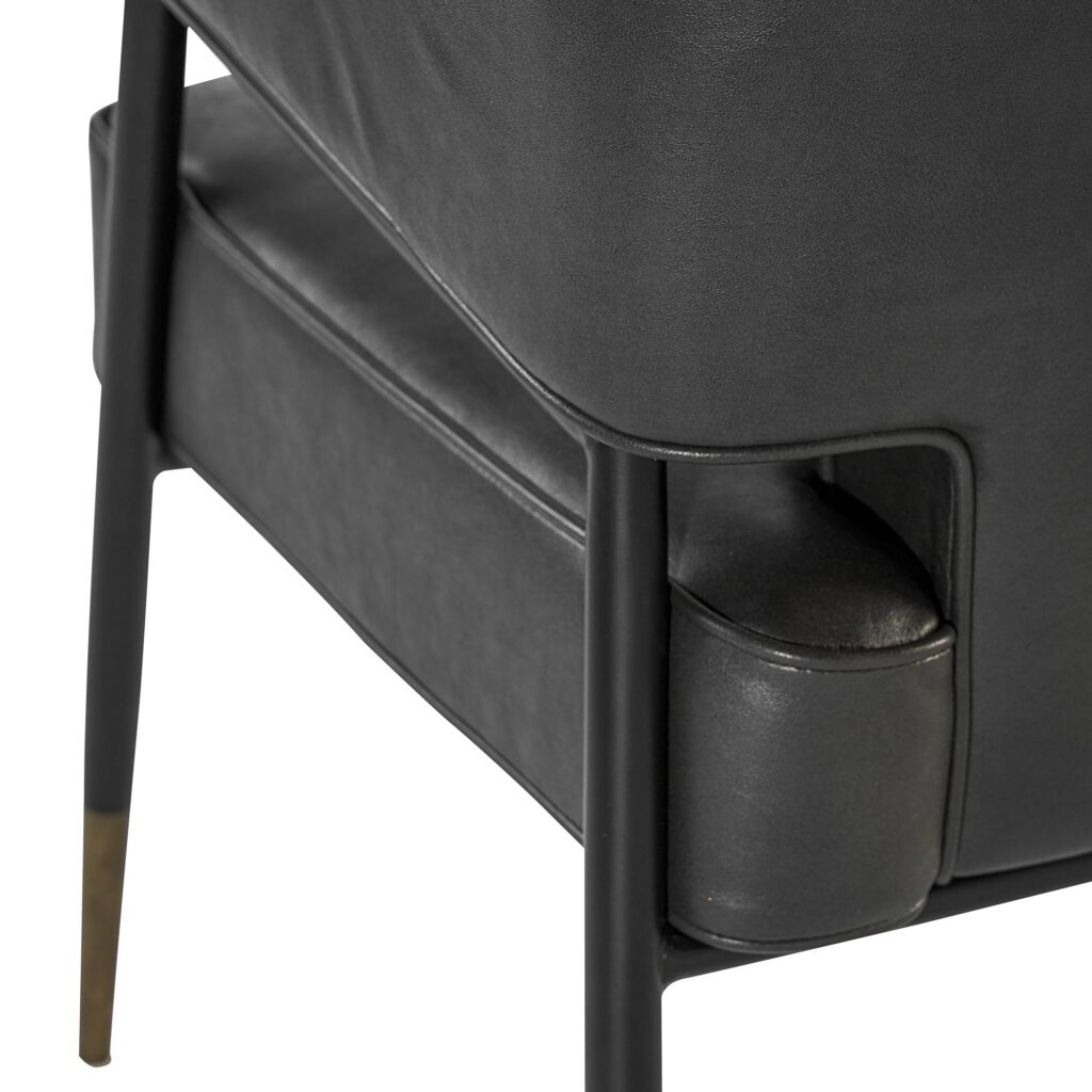 Derome Dining Armchair - Bravo Portabella - Image 6