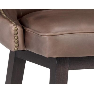 Ariana Swivel Counter Stool - Havana Dark Brown 104897 104897 ARIANA SWIVEL COUNTER STOOL HAVANA DARK BROWN 6