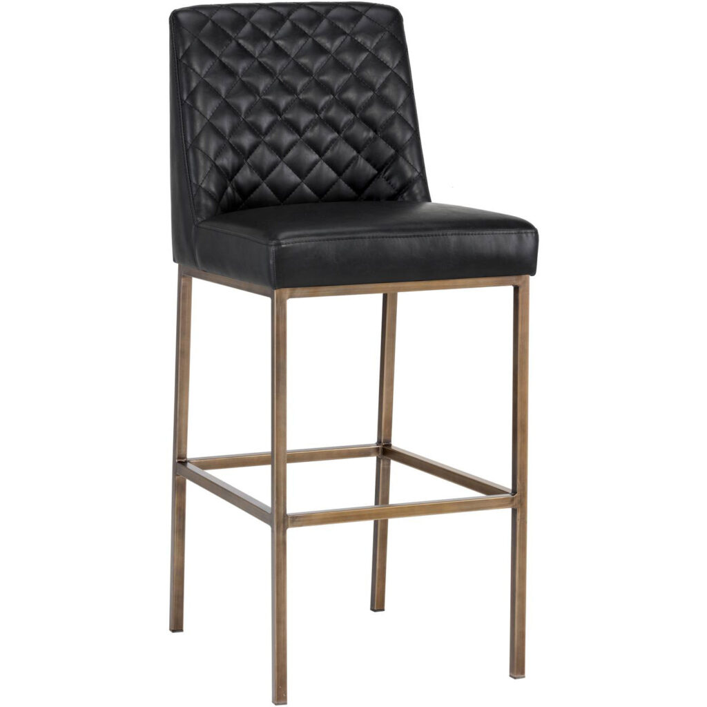 Leighland Barstool - Coal Black