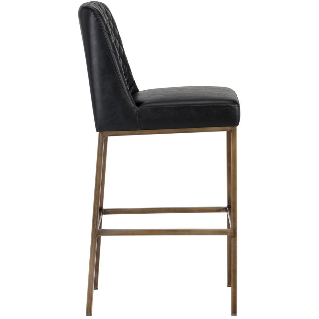 Leighland Barstool - Coal Black - Image 2