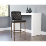Leighland Barstool - Coal Black 10 Leighland Barstool - Coal Black 104902 104902 LEIGHLAND BARSTOOL COAL BLACK 5