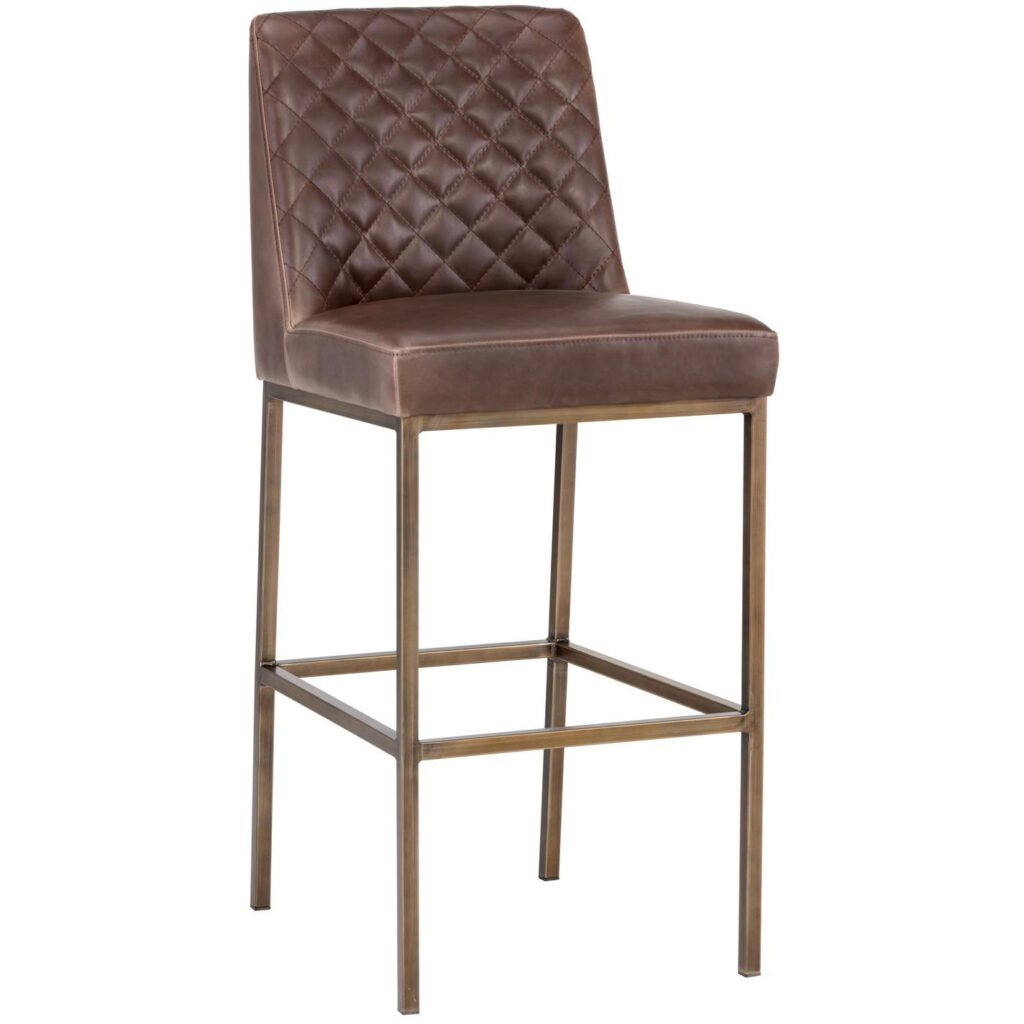 Leighland Barstool - Havana Dark Brown