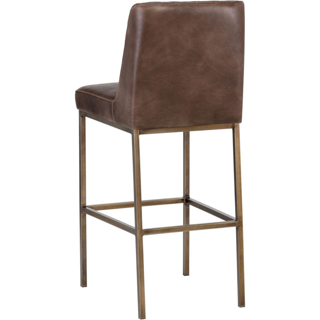 Leighland Barstool - Havana Dark Brown - Image 3