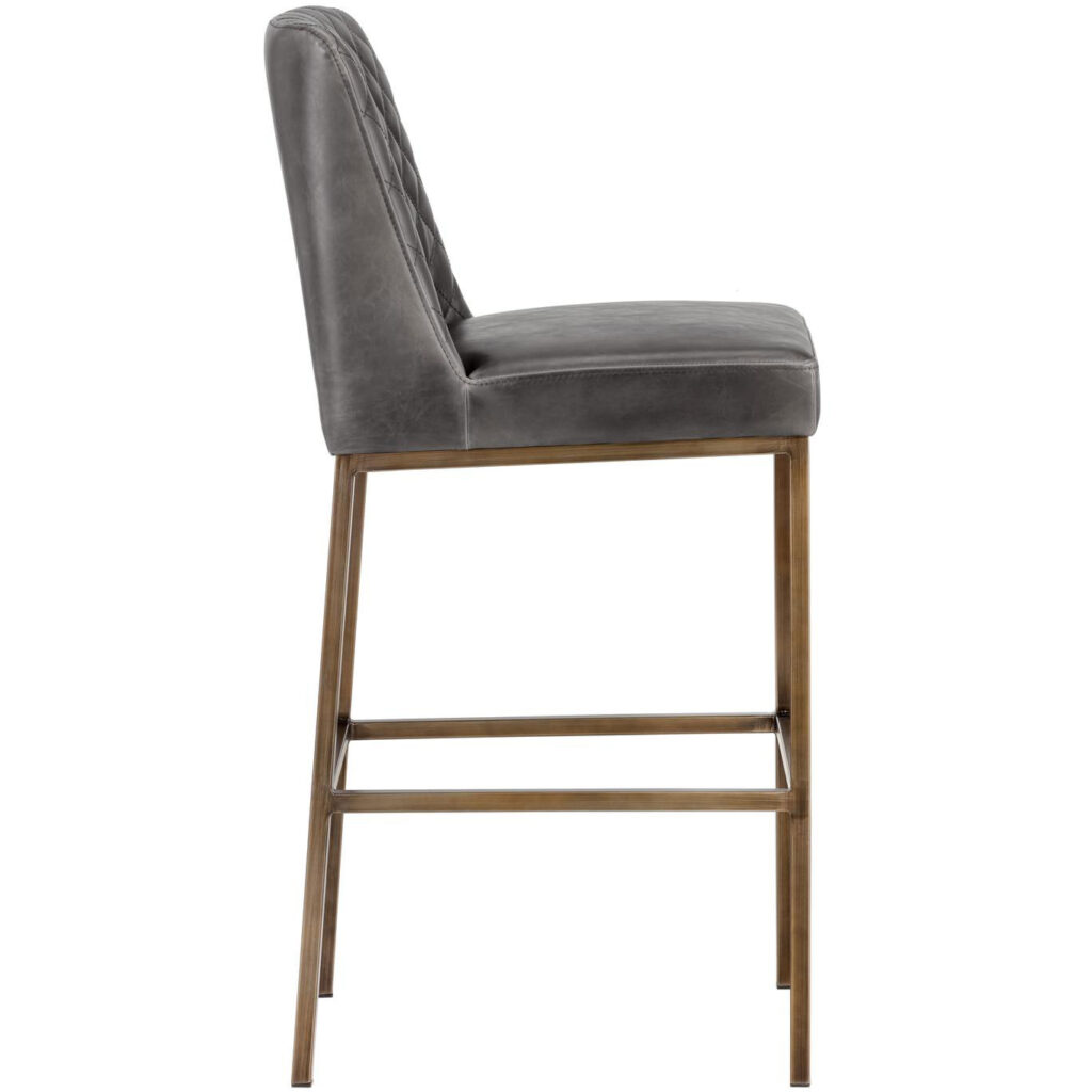 Leighland Barstool - Overcast Grey - Image 2