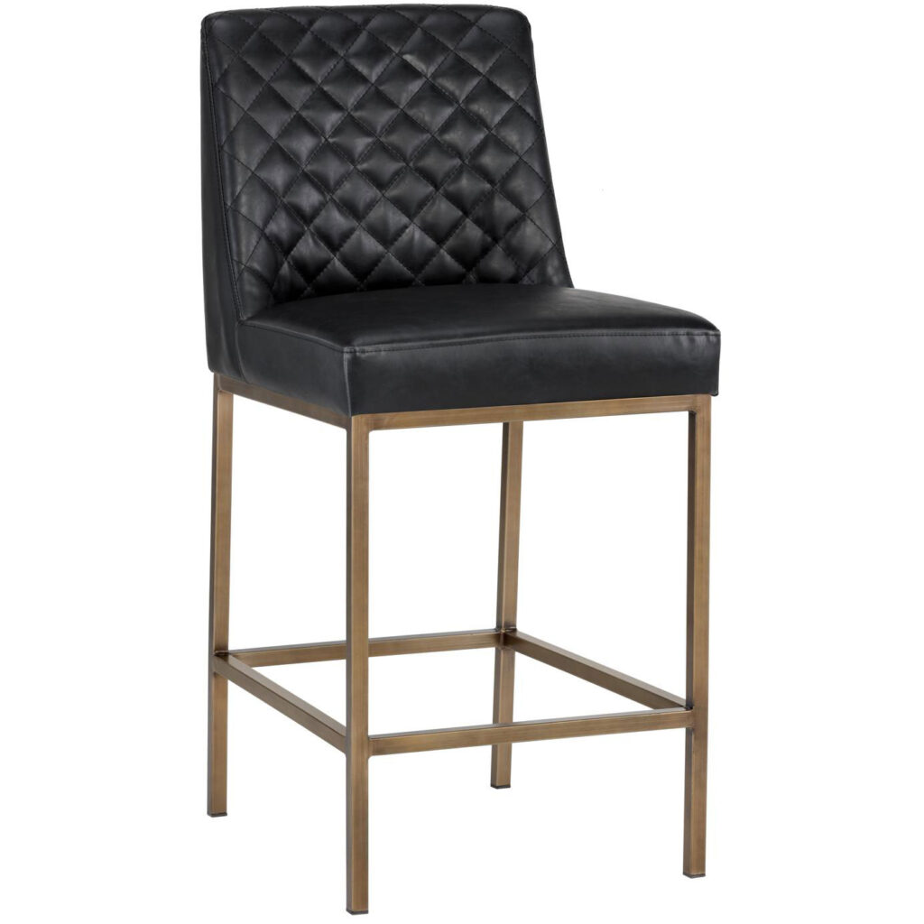 Leighland Counter Stool - Coal Black