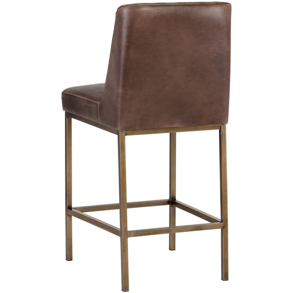 Leighland Counter Stool - Havana Dark Brown - Image 3