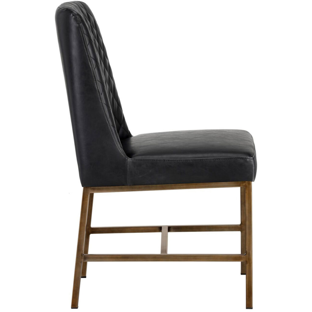 Leighland Dining Chair - Coal Black - Image 2