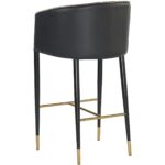 Asher Barstool - Sparrow Grey / Napa Black 8 Asher Barstool - Sparrow Grey / Napa Black 104915 104915 ASHER BARSTOOL SPARROW GREY NAPA BLACK 3