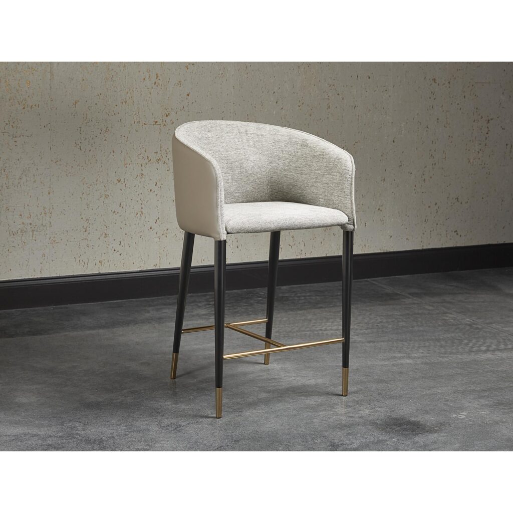 Asher Counter Stool - Flint Grey / Napa Taupe - Image 4