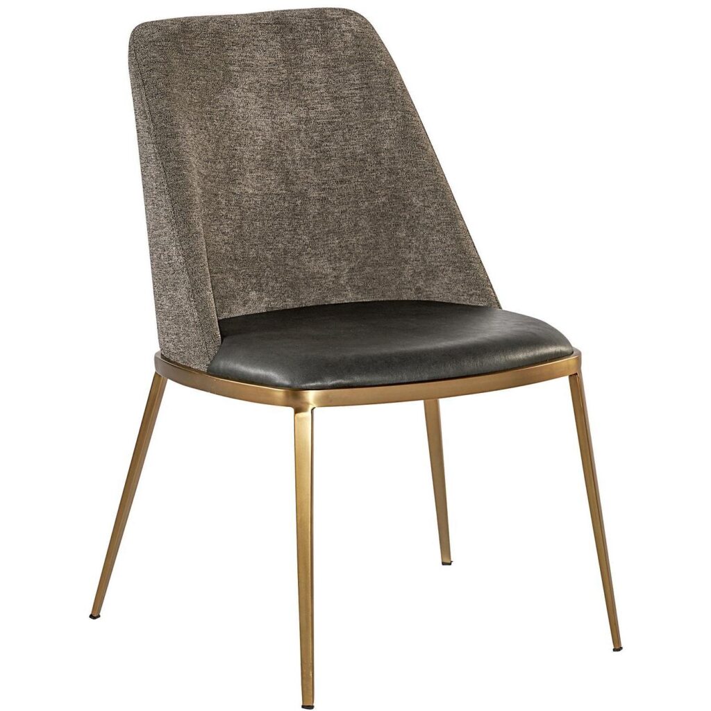 Dover Dining Chair - Bravo Portabella / Sparrow Grey