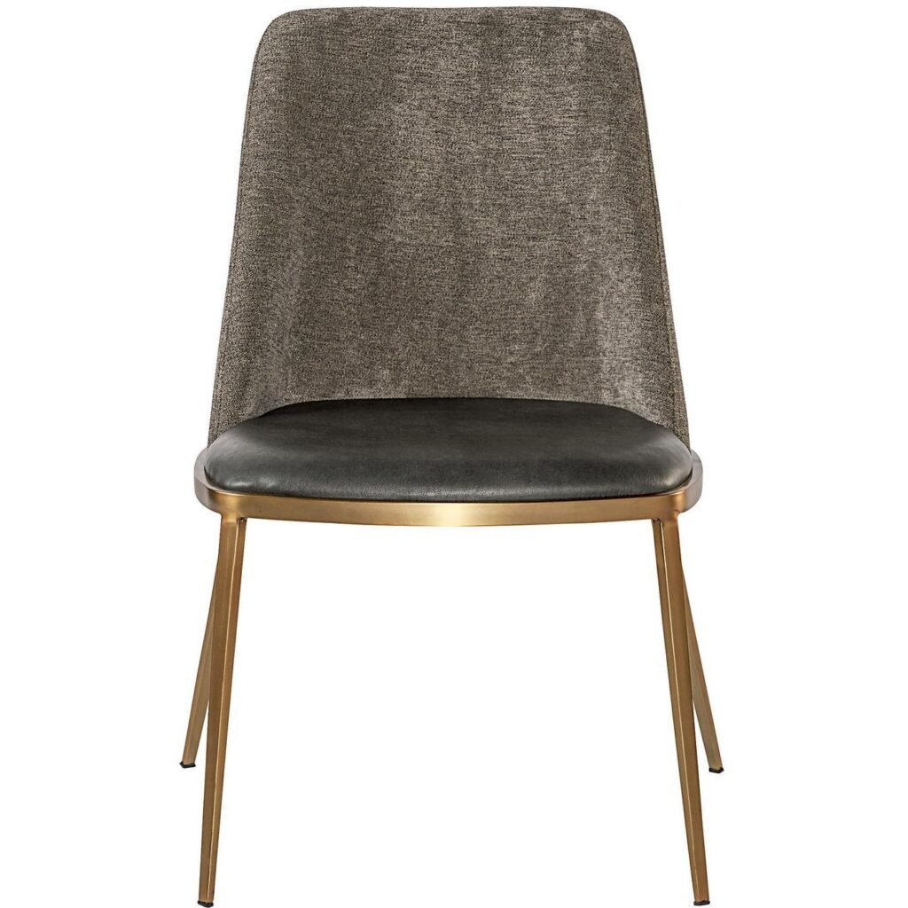 Dover Dining Chair - Bravo Portabella / Sparrow Grey - Image 2