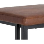 Boone Barstool - Black - Bravo Cognac 9 Boone Barstool - Black - Bravo Cognac 104954 104954 BOONE BARSTOOL BLACK STEEL BRAVO COGNAC 6