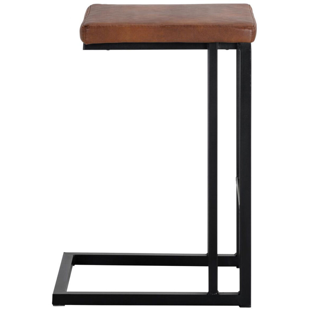 Boone Counter Stool - Black - Bravo Cognac - Image 2