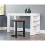 Boone Counter Stool - Black - Bravo Cognac 7 Boone Counter Stool - Black - Bravo Cognac 104957 104957 BOONE COUNTER STOOL BLACK STEEL BRAVO COGNAC 5