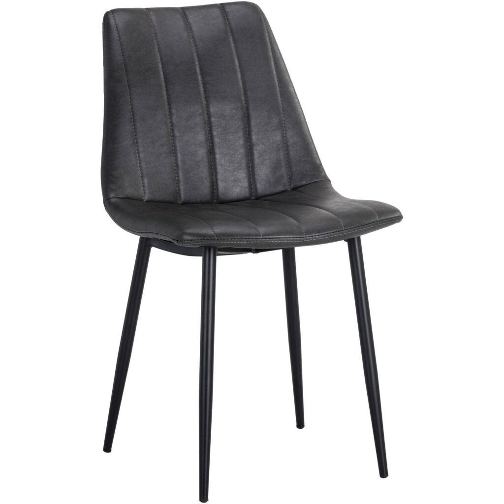 Drew Dining Chair - Black - Bravo Portabella