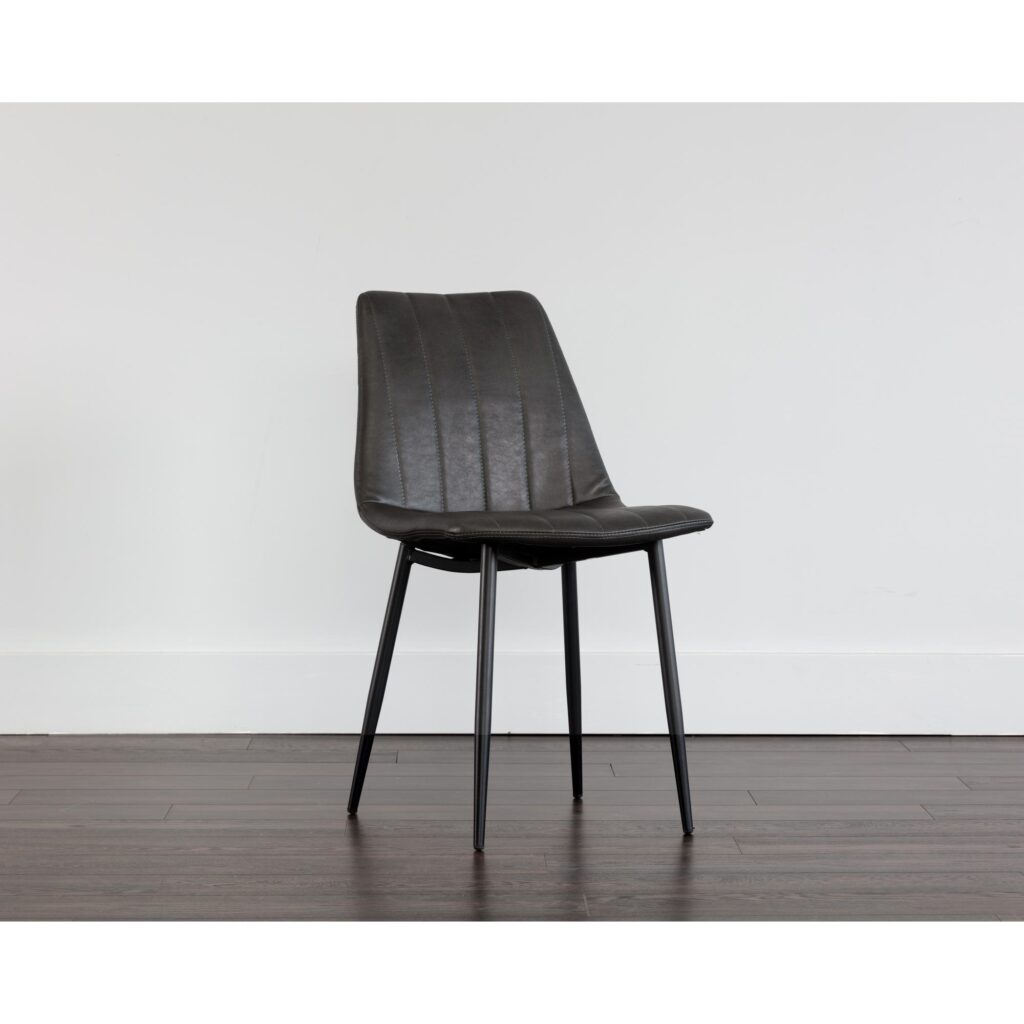 Drew Dining Chair - Black - Bravo Portabella - Image 4