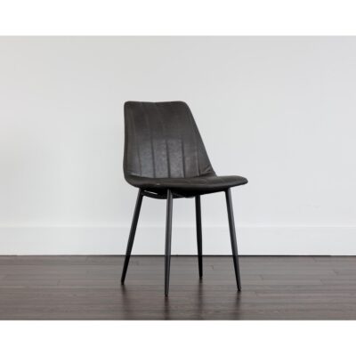 Drew Dining Chair - Black - Bravo Portabella 104962 104962 DREW DINING CHAIR BLACK BRAVO PORTABELLA 5