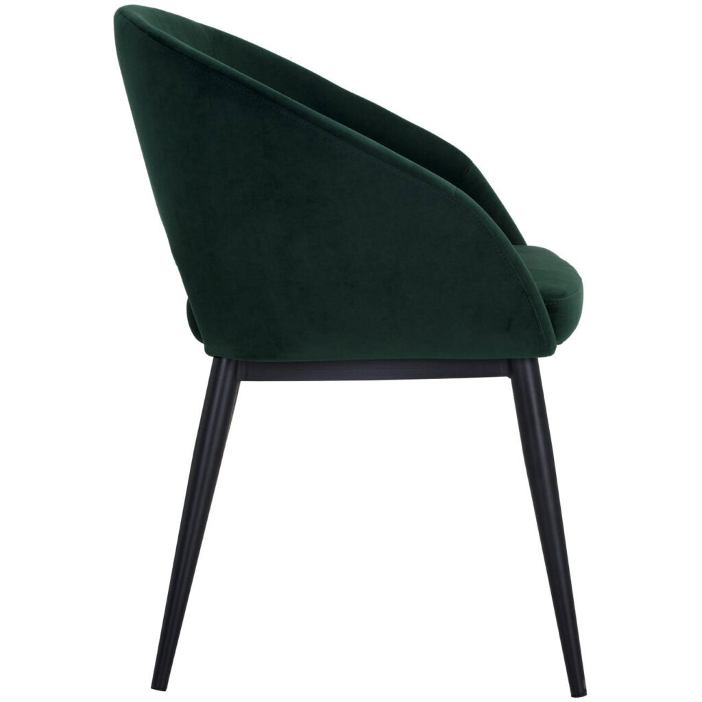 Thatcher Dining Armchair - Black - Deep Green Sky - Image 2