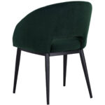 Thatcher Dining Armchair - Black - Deep Green Sky 9 Thatcher Dining Armchair - Black - Deep Green Sky 104965 104965 THATCHER DINING CHAIR BLACK DEEP GREEN SKY 3
