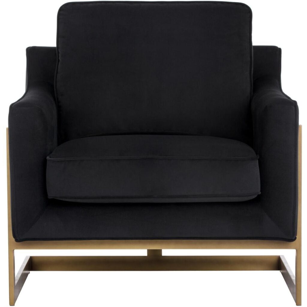 Kalmin Lounge Chair - Abbington Black - Image 2