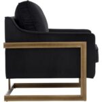 Kalmin Lounge Chair - Abbington Black 11 Kalmin Lounge Chair - Abbington Black 104983 104983 KALMIN ARMCHAIR ABBINGTON BLACK 2
