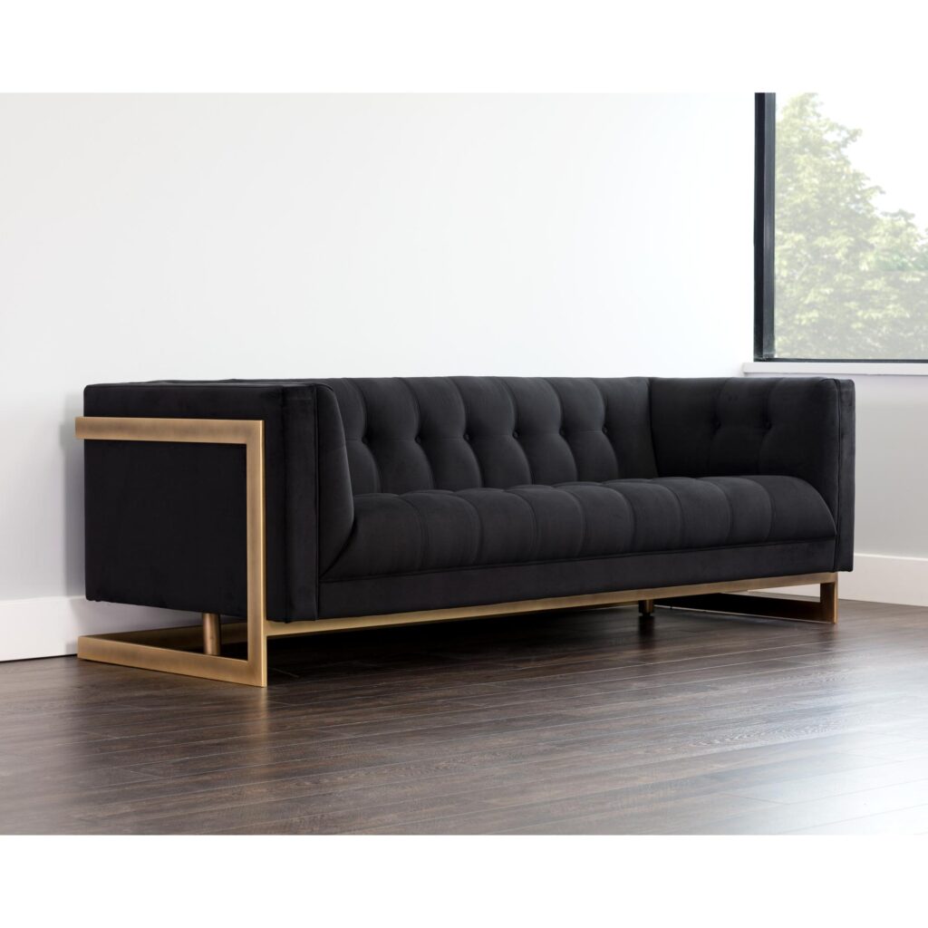 Ekon Sofa - Abbington Black - Image 4