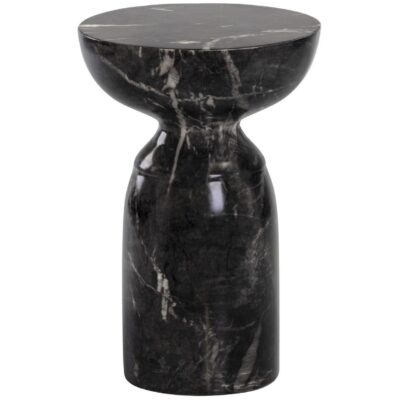 Goya End Table - Marble Look - Black 105012 105012 GOYA END TABLE MARBLE LOOK BLACK 1