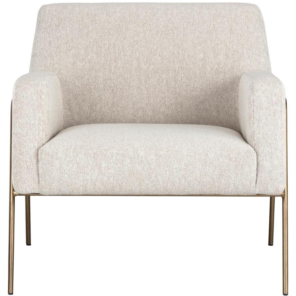 Cybil Lounge Chair - Dove Cream - Image 2