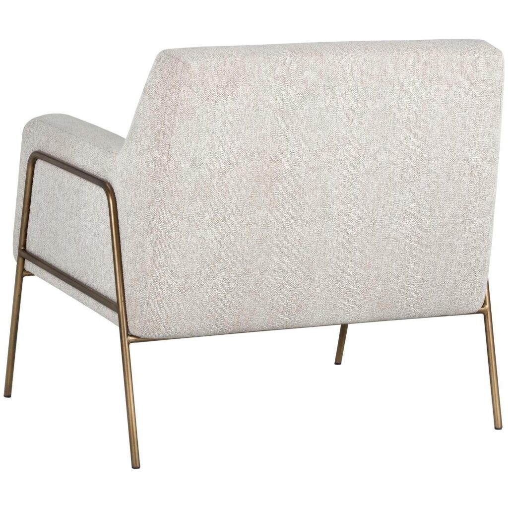 Cybil Lounge Chair - Dove Cream - Image 4